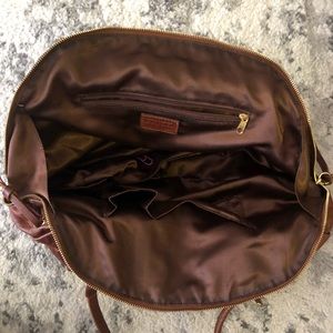 Gorgeous soft plush leather brown bag